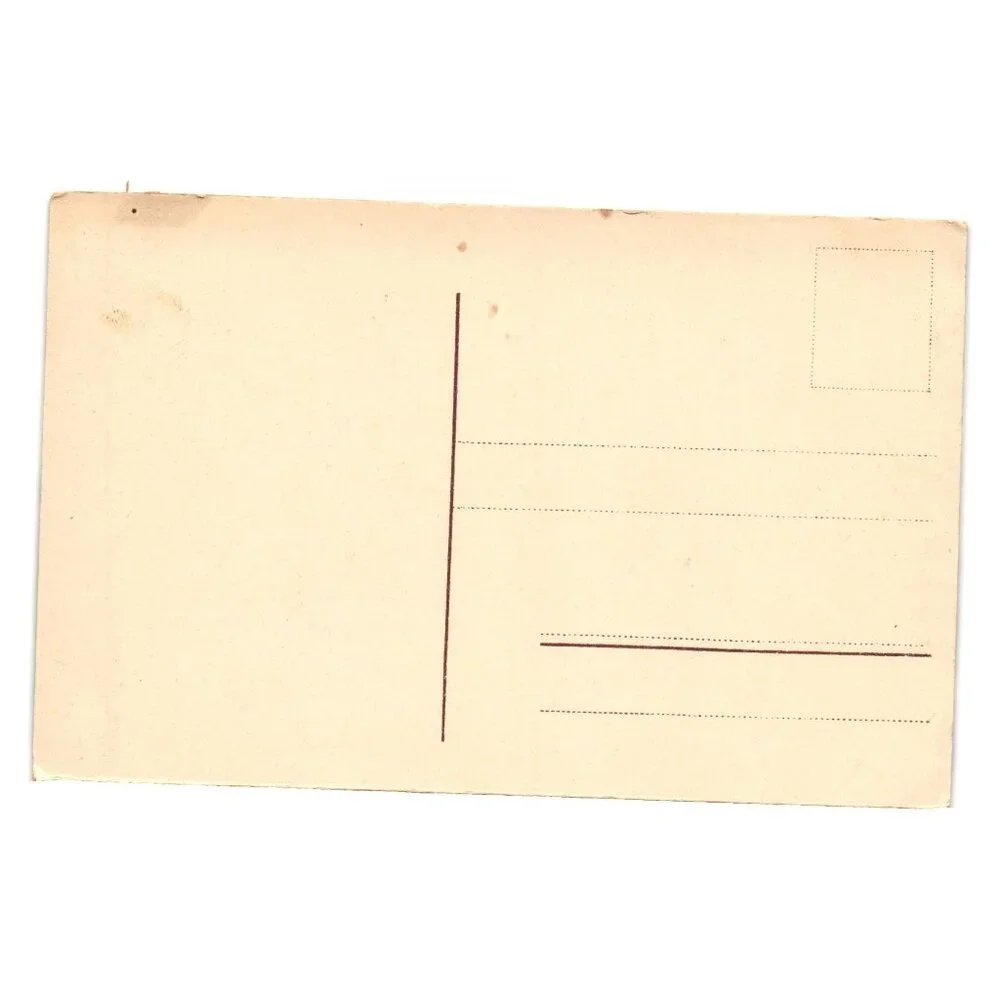 Wiesbaden Hauptbahnhof Vintage Postcard Germany Blank Railway Station Scene
